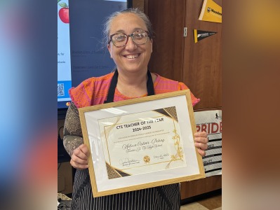 Frontier teacher is CTE Teacher of the Year