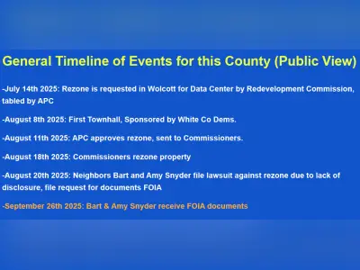 Town Hall on data centers reveals new documents obtained through the Freedom of Information Act