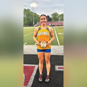 North White’s Autumn Reif qualified for the IHSAA Track State Finals in discus. Reif finished in second place at the IHSAA Track Regionals with a throw of 129’ 9”. Photo Provided