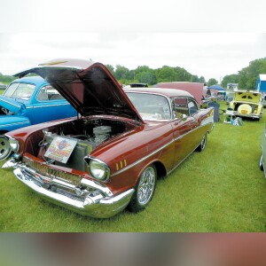 Randy Warren took home the prize for Best in Show with his 1957 Chevy Belaire, a classic car. Photo by W.C. Madden