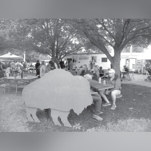 Customers filled the tables at the annual Buffalo Daze. Photos by W.C. Madden