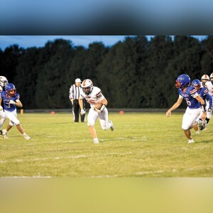 Frontier Falcons will play at Pioneer Friday night after winning their first sectional game against the Tri-County Cavaliers. Photo by Bill Ray