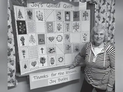 Quilt honors Joy Bailey